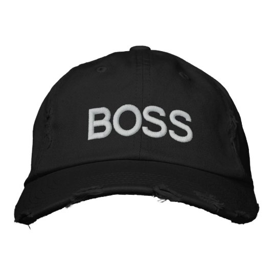 BRODÉE CASQUETTE BOSS (Devant)