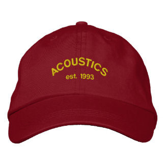 Brodée Casquette brodé - Acoustique est 1993
