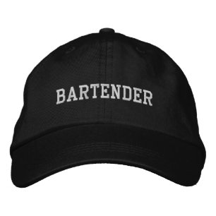 Brodée Casquette brodé Bartender - modifiable