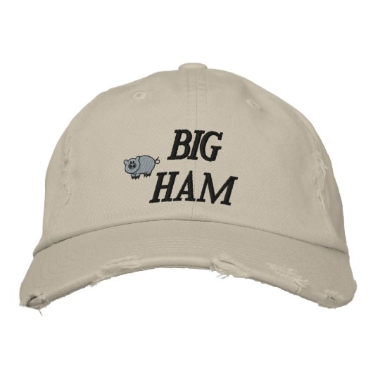 Brodée Casquette brodé Big Ham (Devant)