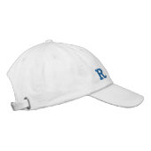 Brodée Casquette brodé Blue Ankh (Droite)