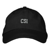 Brodée CASQUETTE brodé CSI (Devant)