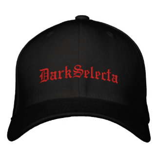 Brodée Casquette brodé Dark Selecta noir flexfit
