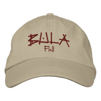 Brodée Casquette brodé de Bula Fiji