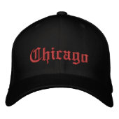 Brodée Casquette brodé de Chicago (Devant)