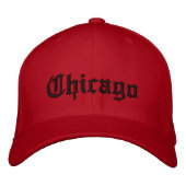 Brodée Casquette brodé de Chicago (Devant)