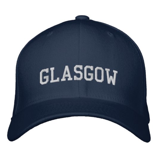 Brodée Casquette brodé de Glasgow (Devant)