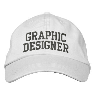 Brodée Casquette brodé de graphiste