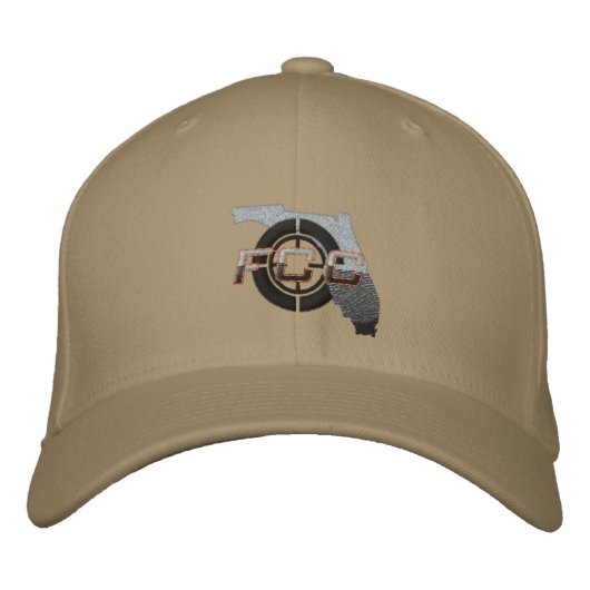 Brodée Casquette brodé de la FCC de Khaki (Devant)