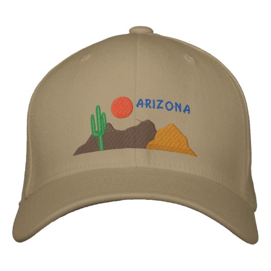 Brodée Casquette brodé de l'Arizona (Devant)