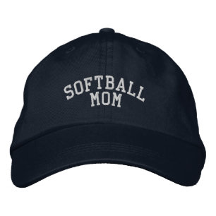 Brodée Casquette brodé de maman de softball
