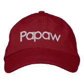 Brodée Casquette brodé de Papaw (Devant)
