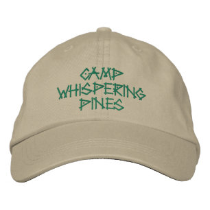 Brodée Casquette brodé de pins à Whispering