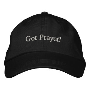 Brodée Casquette brodé de prière