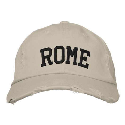 Brodée Casquette brodé de Rome (Devant)