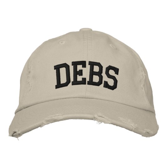 Brodée Casquette Brodé Debs (Devant)