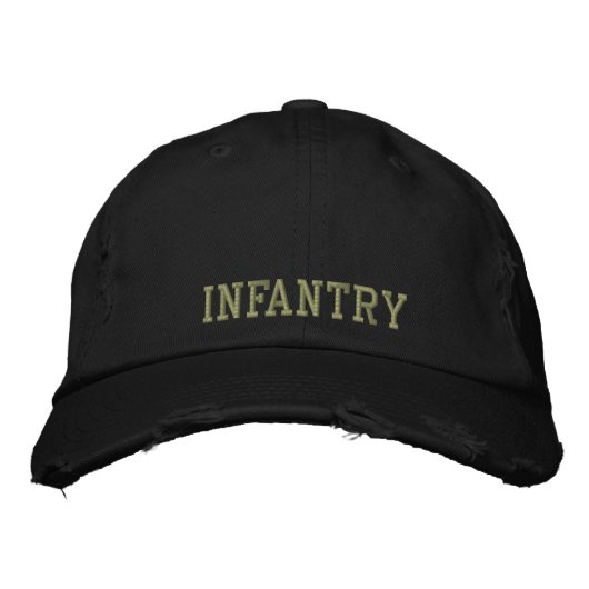 Brodée Casquette brodé d'infanterie (Devant)