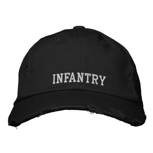 Brodée Casquette brodé d'infanterie (Devant)
