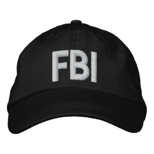 Brodée CASQUETTE brodé du FBI