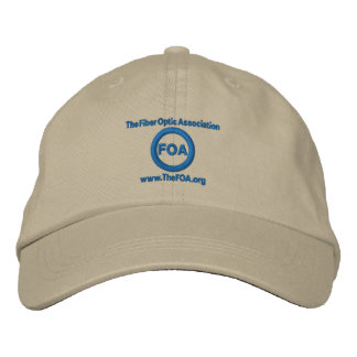 Brodée CASQUETTE brodé du logo FOA