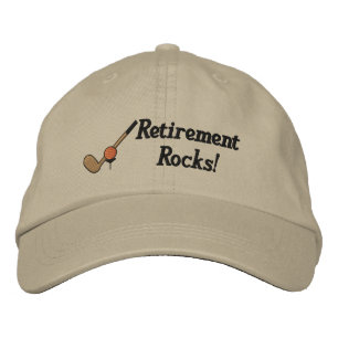 Brodée Casquette brodé du parcours de retraite