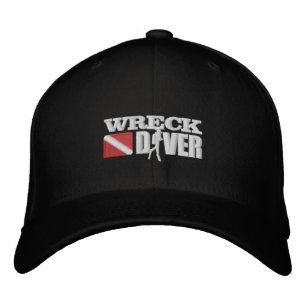 Brodée Casquette brodé du plongeur d'épaves