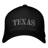 Brodée Casquette brodé du Texas (Devant)