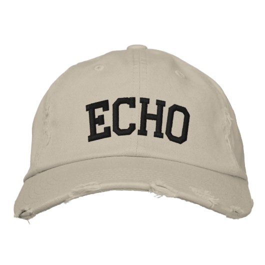 Brodée Casquette brodé Echo (Devant)