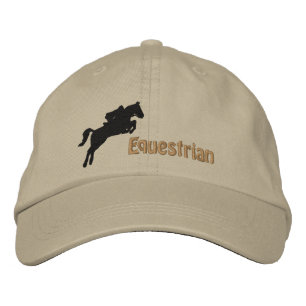 Brodée Casquette Brodé Équitation