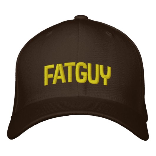 Brodée Casquette brodé Fatguy (Devant)