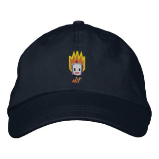 Brodée Casquette brodé Flaming Mattson Marshmallow