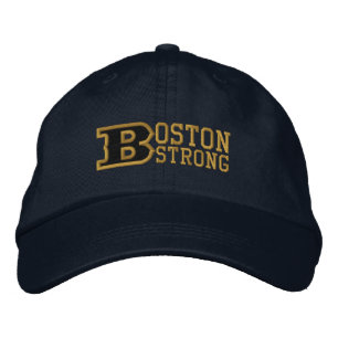 Brodée Casquette brodé FORT de BOSTON B