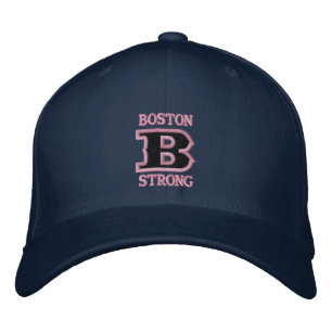 Brodée Casquette brodé FORT de BOSTON B