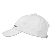 Brodée Casquette brodé GFF - Blanc (Gauche)