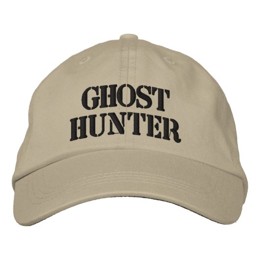 Brodée Casquette brodé Ghost Hunter (Devant)