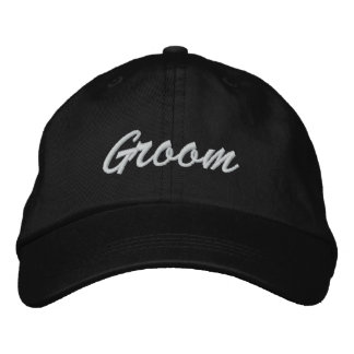 Brodée Casquette brodé Groom