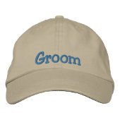 Brodée Casquette brodé Groom (Devant)