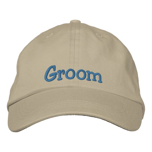 Brodée Casquette brodé Groom (Devant)