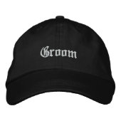 Brodée Casquette brodé Groom (Devant)