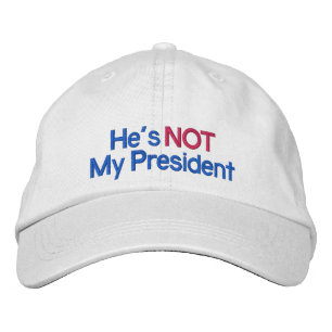 Brodée Casquette brodé, il n'est pas mon président