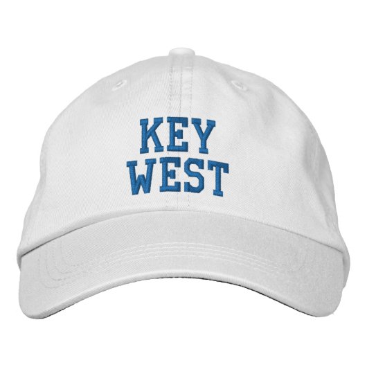 Brodée CASQUETTE brodé KEY WEST (Devant)