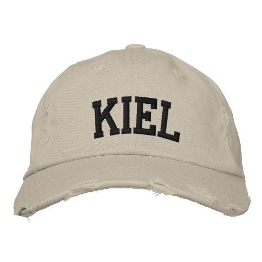 Brodée Casquette Brodé Kiel (Devant)