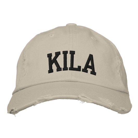 Brodée Casquette Brodé Kila (Devant)