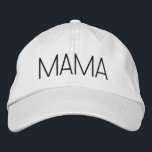 Brodée Casquette brodé Mama minimaliste mignon<br><div class="desc">Nous ajoutons toujours de nouveaux designs chaque jour !</div>