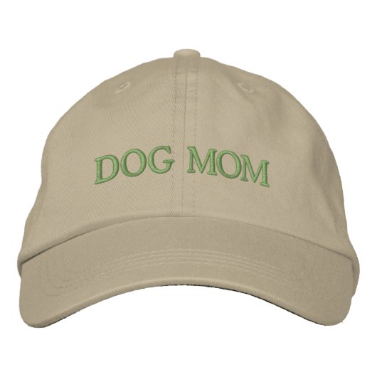 Brodée Casquette brodé Neutre de maman de chien (Devant)