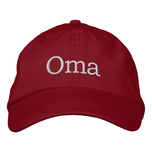 Brodée Casquette brodé Oma (Devant)