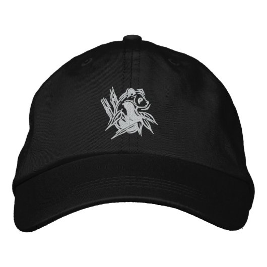 Brodée Casquette brodé Panda stylisé (Devant)