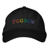 Brodée Casquette brodé par mot de Fogbow (Devant)