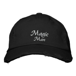 Brodée Casquette brodé personnalisé Magic Man