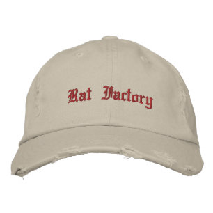 Brodée Casquette brodé Rat Factory